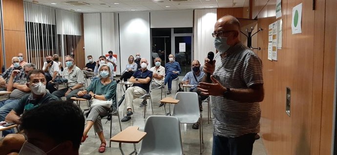 Acto de constitución de la Mesa por Tablada en el centro cívico de Los Remedios.