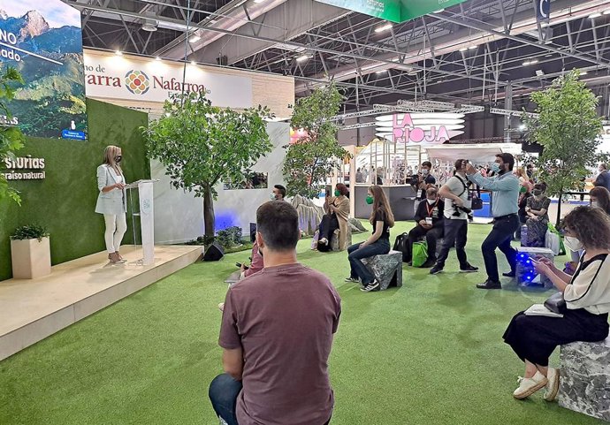 Archivo - Presentación del Plan de Posicionamiento Gastronómico, realizada por la viceconsejera de Turismo, Graciela Blanco, en Fitur.