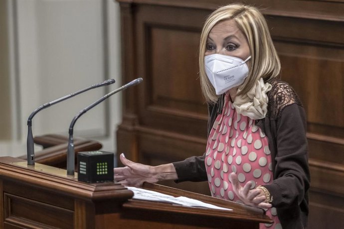 La portavoz del Grupo Parlamentario Popular y presidenta del PP de Canarias, Australia Navarro