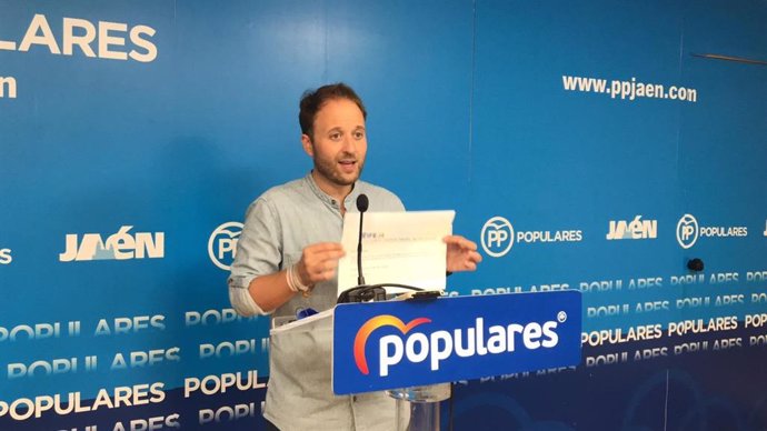 El presidente provincial del PP de Jaén, Erik Domínguez