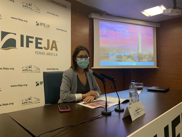 La presidenta del Consejo de Administración de Ferias Jaén, África Colomo