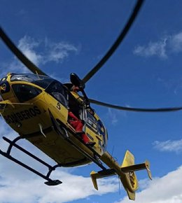 Rescate de una senderista herida.