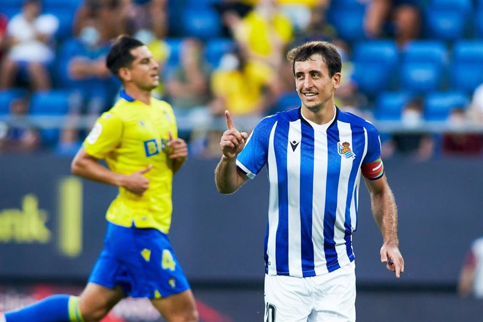Mikel Oyarzabal en el Cádiz-Real Sociedad
