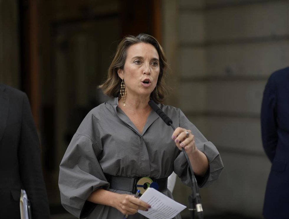La portavoz del PP en el Congreso, Cuca Gamarra,