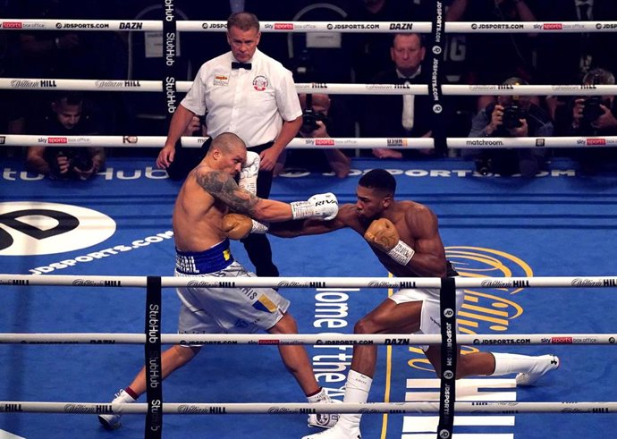 Anthony Joshua y Oleksandr Usyk