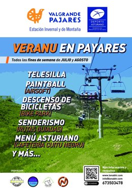 Archivo - Cartel promocional de 'Veranu en Payares'