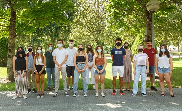 Estudiantes que conforman el equipo de la UPNA