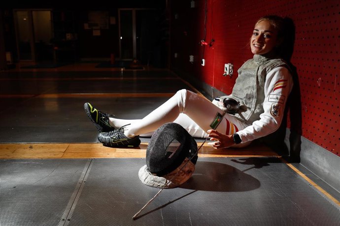 La esgrimista española Teresa Díaz