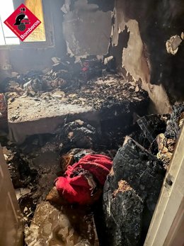 Incendio en una vivienda en Callosa de Segura