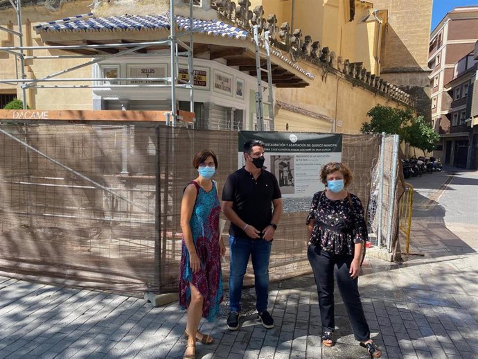 IU critica que las obras del quiosco del Bulevar de Córdoba "acumulan un retraso" de seis meses