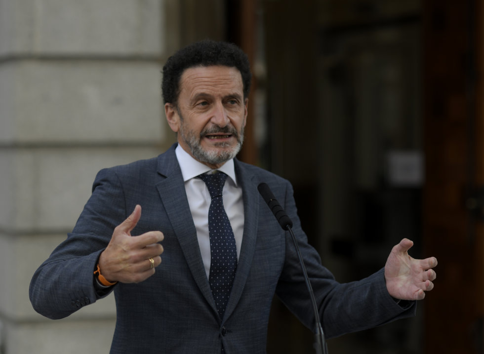 Edmundo Bal durante una rueda de prensa en el Congreso de los Diputados, a 23 de septiembre de 2021, en Madrid, (España).