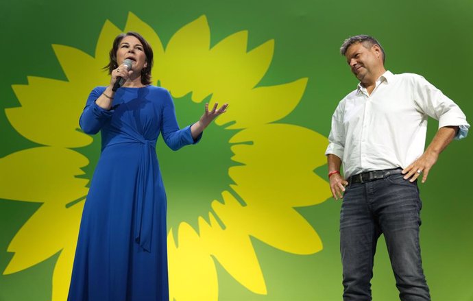 La candidata a la Cancillería de Alemania por Los Verdes, Annalena Baerbock