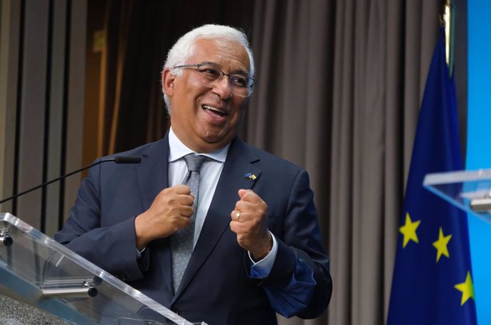 Archivo - HANDOUT - 25 June 2021, Belgium, Brussels: Portuguese Prime Minister Antonio Costa speaks during a press conference after a two-days European Union summit at the European Council. Photo: Alexandros Michailidis/European Council/dpa