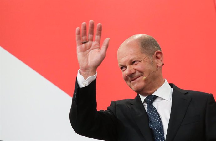 Olaf Scholz, ministro de Finanzas y candidato a canciller por el Partido Socialdemócrata de Alemania (SPD)