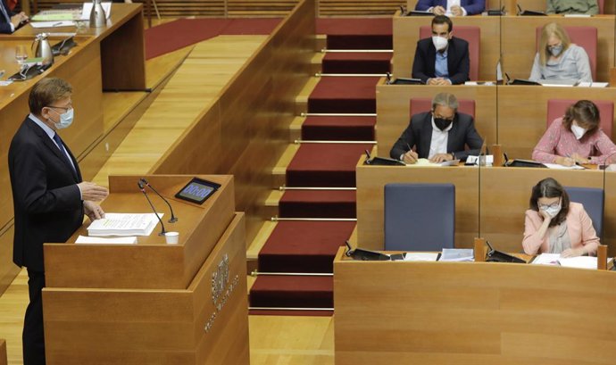 Puig comparece en el Debate de Política General en Les Corts
