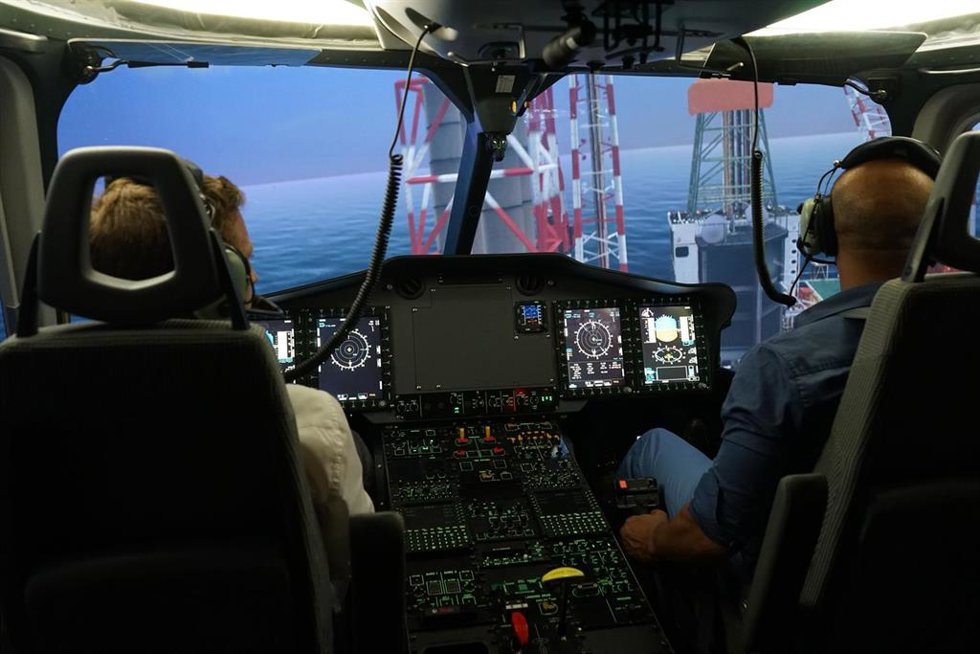 Un simulador de Indra entrenará a los pilotos del H175 del servicio de rescate aéreo (GFS) de Hong Kong