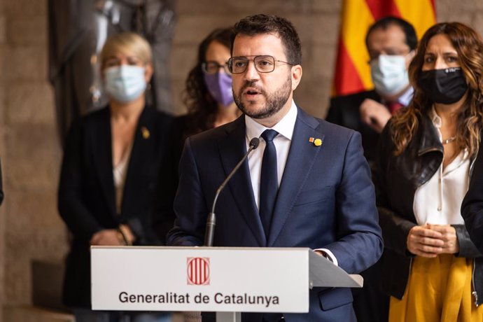 Arxiu - El president de la Generalitat de Catalunya, Pere Aragons