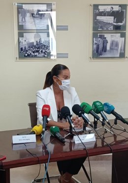 La delegada de Turismo en Huelva, María Ángeles Muriel.