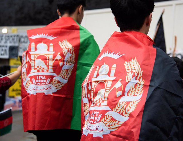 Manifestación en Londres en solidaridad con Afganistán