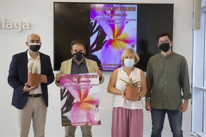 PResentación de la Feria de Cactus y Suculentas de Casarabonela (Málaga)