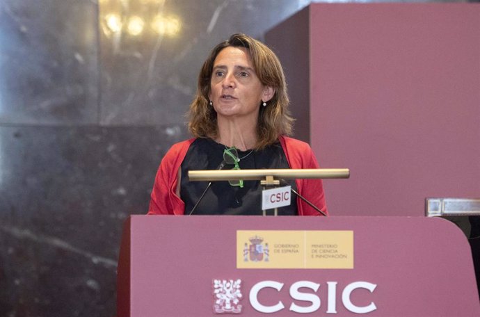 La vicepresidenta tercera y ministra para la Transición Ecológica y el Reto Demográfico, Teresa Ribera, en una imagen de archivo.