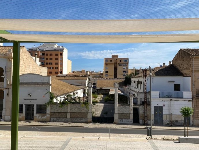 Antiguo solar de GESA en Inca.