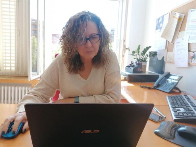 Archivo - La concejala de Unidas Podemos, Amaia Castro