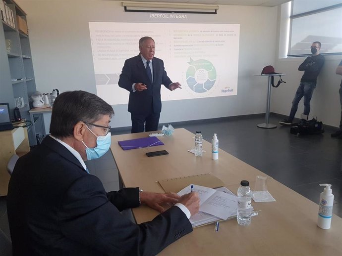 Presentación del proyecto de Iberfoil en las instalaciones de la Fundación Hidrógeno Aragón en Huesca.