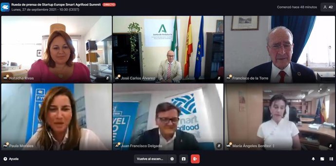 Presentación dgital de Europe Smart Agrifood Summit