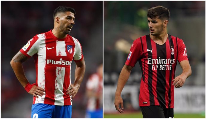 Suárez (Atlético) y Brahim (Milan)