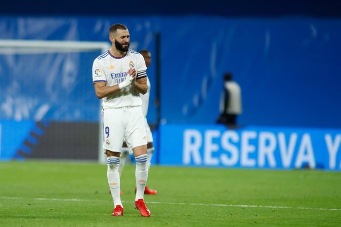 El delantero del Real Madrid Karim Benzema