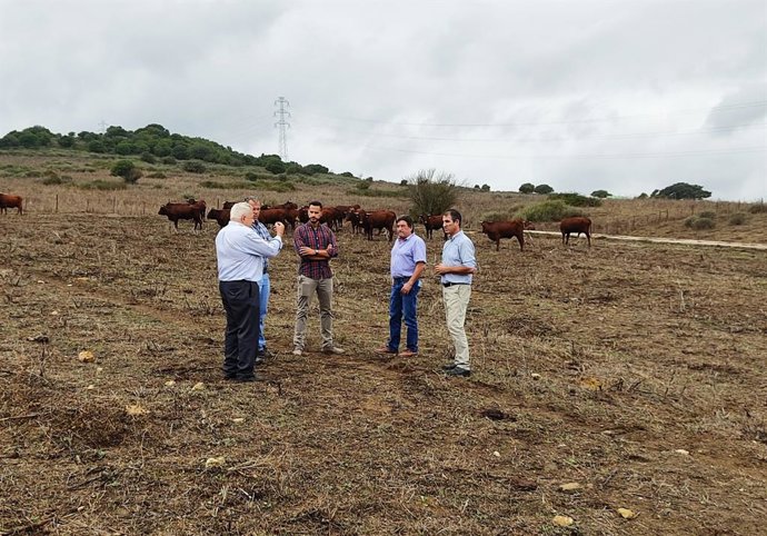 Mario Fernández en la finca La Almoraima.