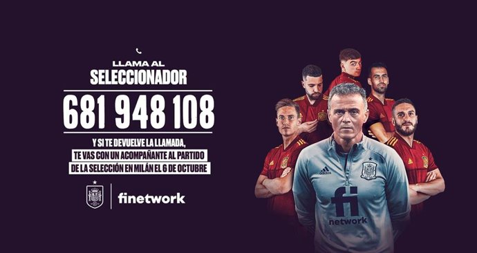 Foto de la promoción de Finetwork para ganar un viaje para dos personas al Italia-España de la Final a Cuatro de la Liga de Naciones 2021