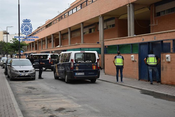 Policía Nacional detiene a los seis integrantes de un clan dedicado al narcotráfico en el Barrio San Diego de Lorca