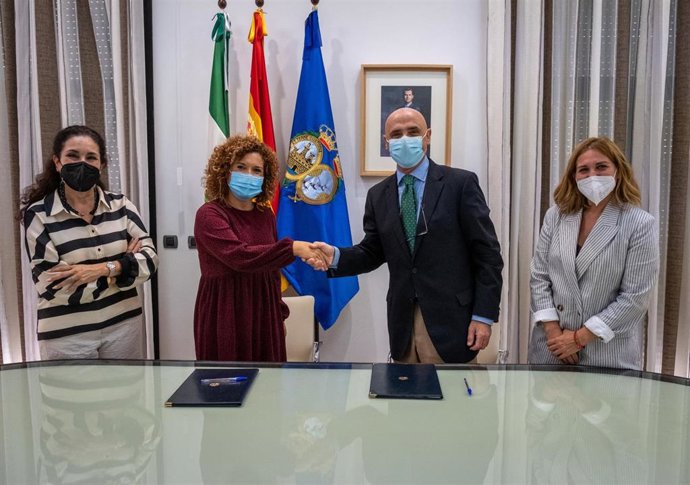 Firma del convenio de colaboración.