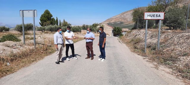 Visita a la carretera entre Huesa y Belerda.