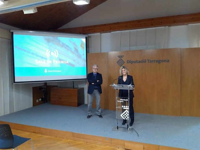 Presentación del acuerdo entre La Volta Ciclista a Catalunya y la Diputació de Tarragona para incluir la Costa Daurada y las Terres de l'Ebre en las ediciones de 2022 y 2023 de la ronda catalana