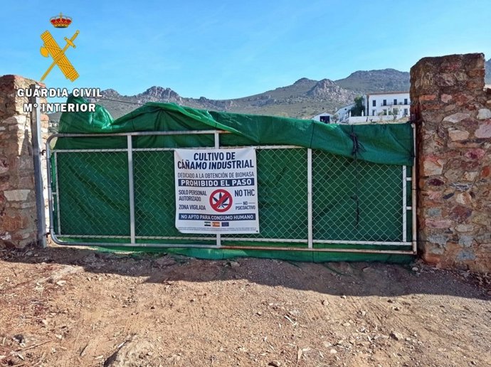 Finca de Hornachos en la que se produjo el suceso