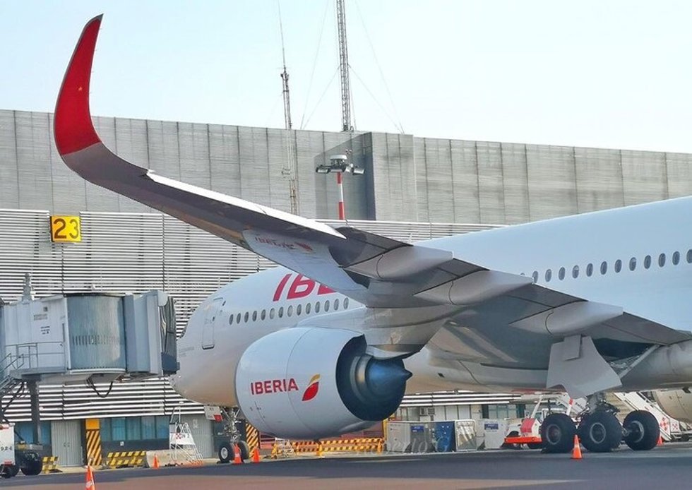 Avión de Iberia.