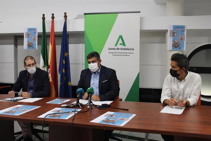 El delegado territorial de Cultura y Patrimonio Histórico, José Manuel Correa, presenta en Huelva de las Jornadas Europeas de Patrimonio 2021.