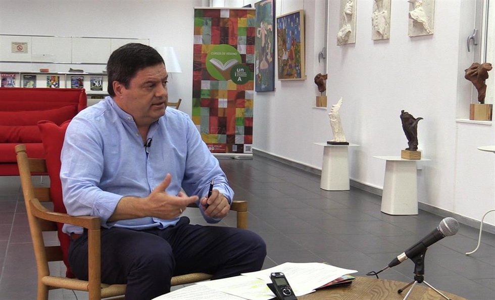 Archivo - El director de la sede de la UNIA en La Rábida, Agustín Galán