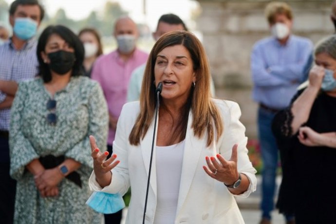 La presidenta del Partido Popular, María José Sáenz de Buruaga