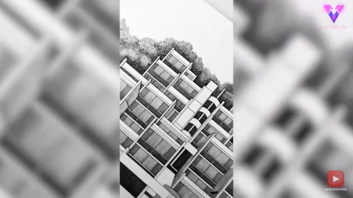 Los bocetos de esta estudiante de arquitectura se hacen virales en TikTok con millones de visualizaciones