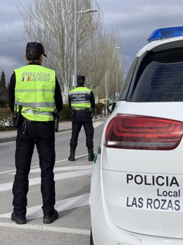 Policía local en Las Rozas