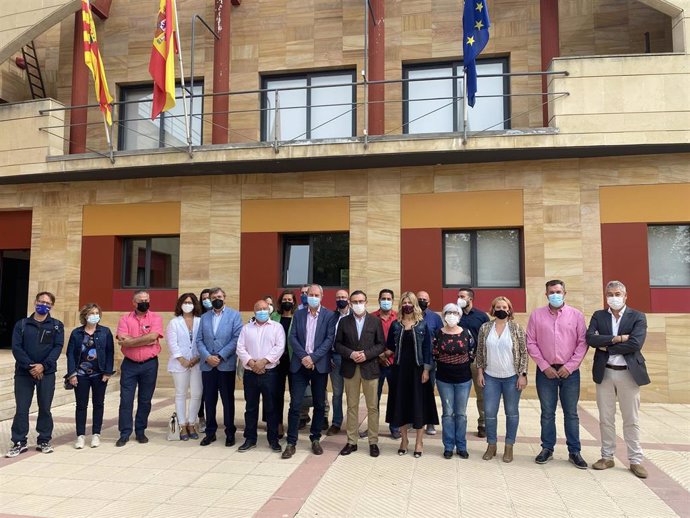 Luis María Beamonte ha visitado la Comarca de la Ribera Alta