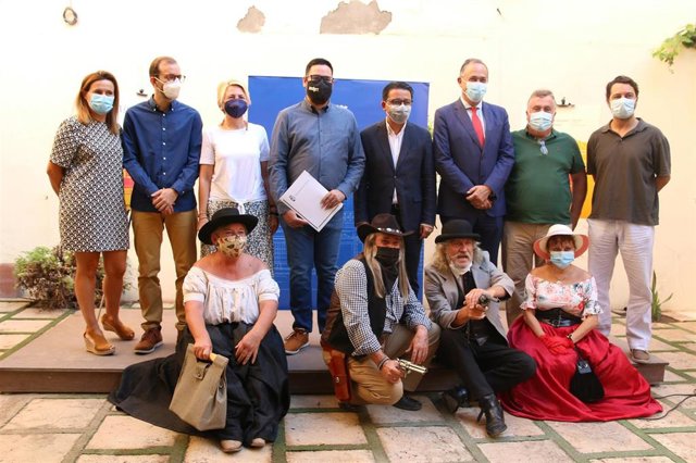 Acto de presentación de la 11ª edición del Almería Western Film Festival (AWFF) de Tabernas (Almería)