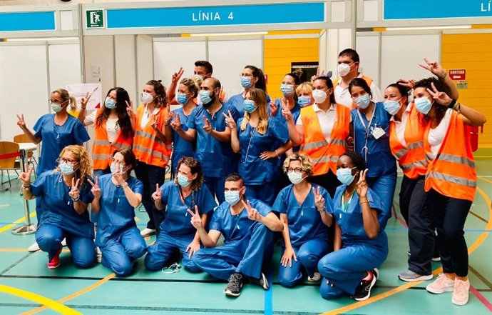 Cierra el punto de vacunación de Germans Escalas tras más de 266.000 dosis administradas