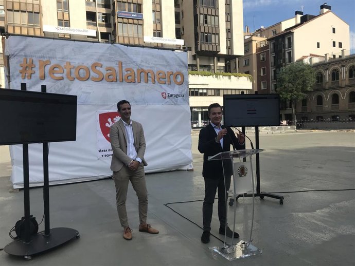 El consejero municpal de Urbanismo, Víctor Serrano, y el consejero municipal de Participacion Ciudadana, Javier Rodrigo