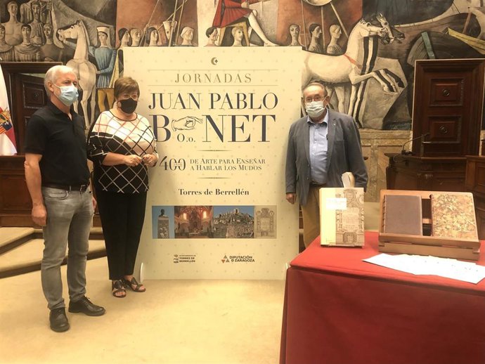 Presentación de las jornadas Juan Pablo Bonet en la DPZ