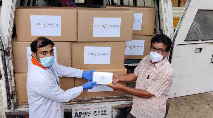Zymo Research pays it forward by donating one million DNA/RNA Shield - DirectDetect test kits to Mapmygenome based in Hyderabad, India.